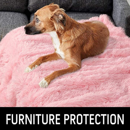 LOCHAS Luxury Fluffy Dog Blanket 30''x40'' Pink