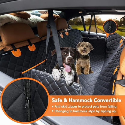 URPOWER Dog Car Seat Cover for Pets 100% 600D Heavy
