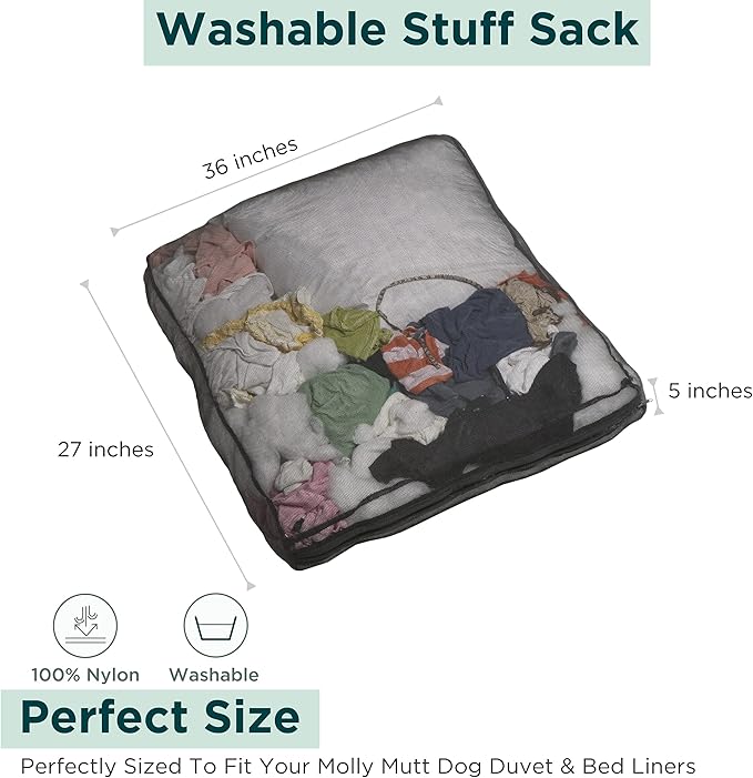 Molly Mutt Washable Stuff Sack 27.0"L x 4.0"W x 36.0"Th