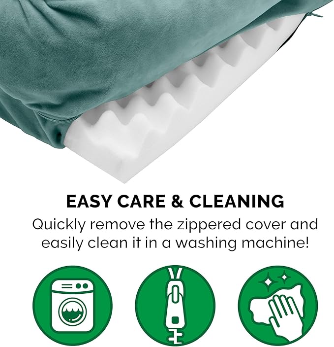 Furhaven Orthopedic Dog Bed for Large/Medium Dogs w/ Removable Bolsters & Washable Cover 55 lbs