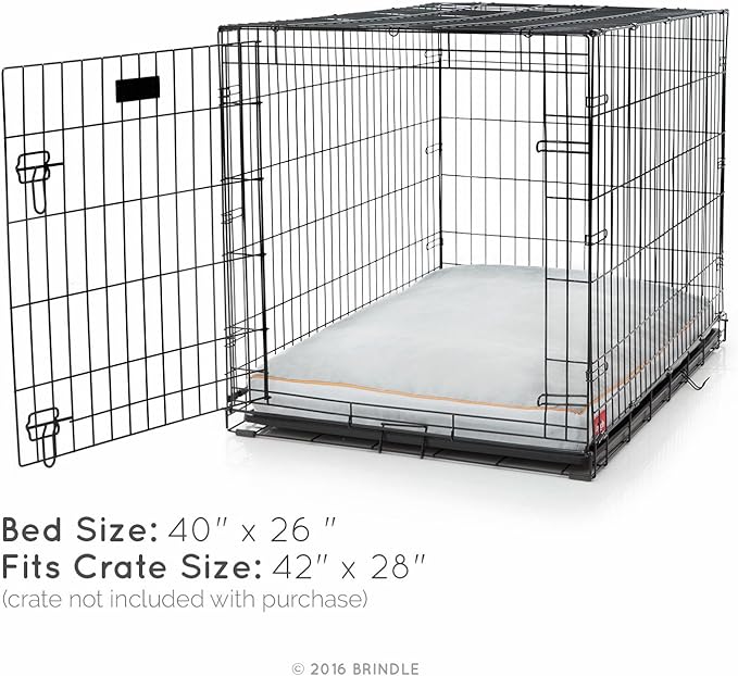 BRINDLE Stone Shredded Memory Foam Pet Bed