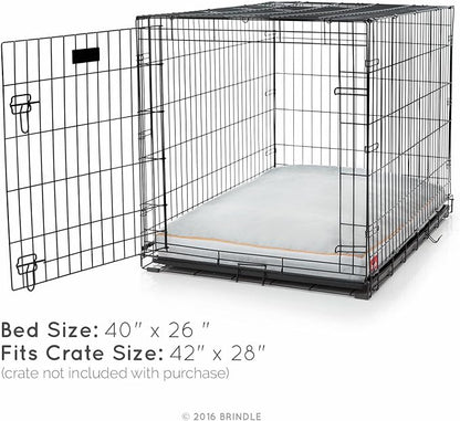 BRINDLE Stone Shredded Memory Foam Pet Bed