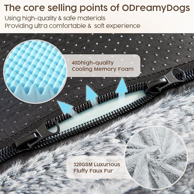 Human Dog Bed for Adult 320 GSM 40D Orthopedic