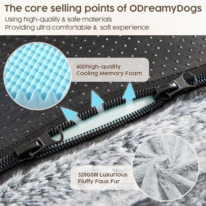 Human Dog Bed for Adult 320 GSM 40D Orthopedic