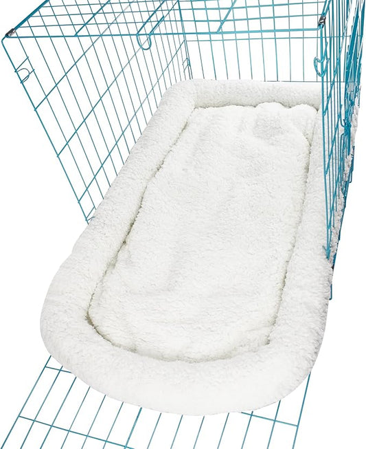long rich Super Soft Sherpa Crate Cushion Dog and Pet Bed Textiles,42 x 26 inches