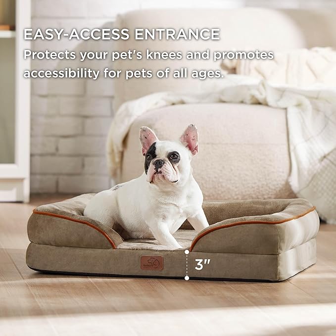 Bedsure Orthopedic Dog Bed for Medium Dogs