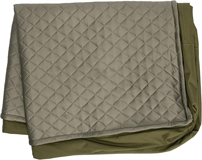 Furhaven Replacement Dog Bed Cover Water-Resistant Indoor/Outdoor Quilt Top Convertible Mattress, Washable - Dark Sage, Jumbo (X-Large)