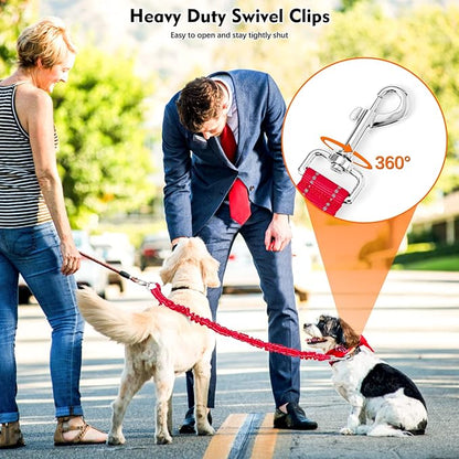 2 Dog Leash 360° Swivel 2 Dogs