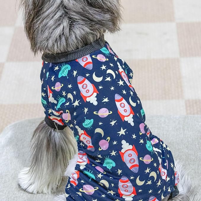 CuteBone Dog Pajamas Pjs Soft Fleece Puppy Onesie P282M
