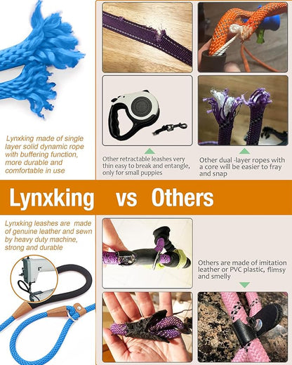 lynxking 5 FT Dog Leash Slip Lead 2
