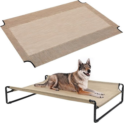 Veehoo Dog Bed Replacement Cover for CWC2201, Size XL, Beige Coffee