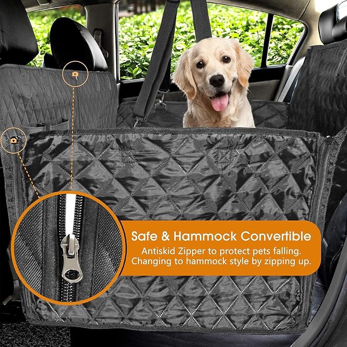 Car Seat Cover for Dogs 100% Waterproof 600D Heavy (008)