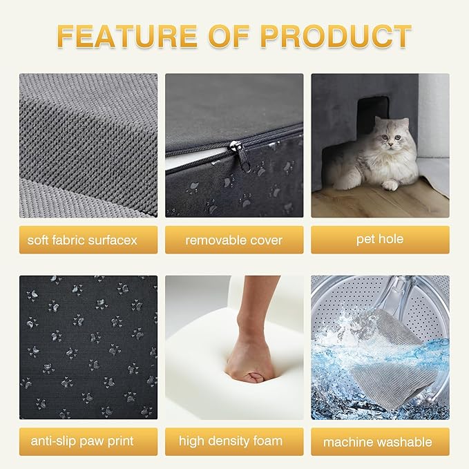 Dog Stairs for High Beds 5 Tier