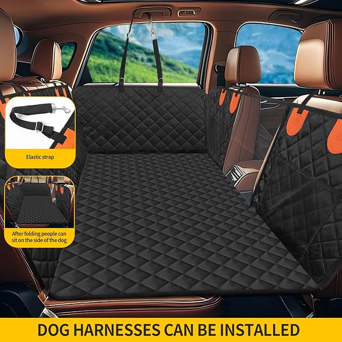 Back Seat Extender for Dogs 420lbs Waterproof