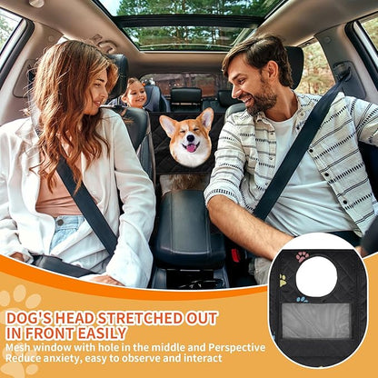 Dog Car Seat Cover for Back Seat 100% 600D 6-Layer