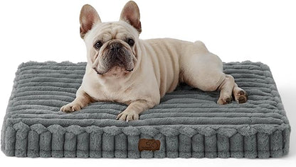 Bedsure Orthopedic Dog Bed for Medium Dogs (30x20, Warm