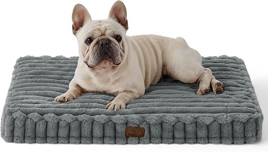 Bedsure Orthopedic Dog Bed for Medium Dogs (30x20, Warm