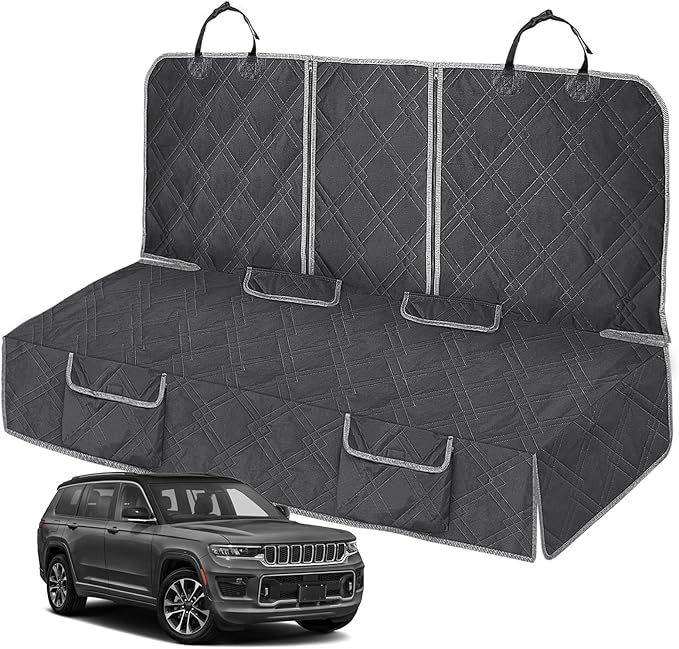 Dog Car Seat Cover Compatible with Grand Cherokee 2011-2024 600D Heavy
