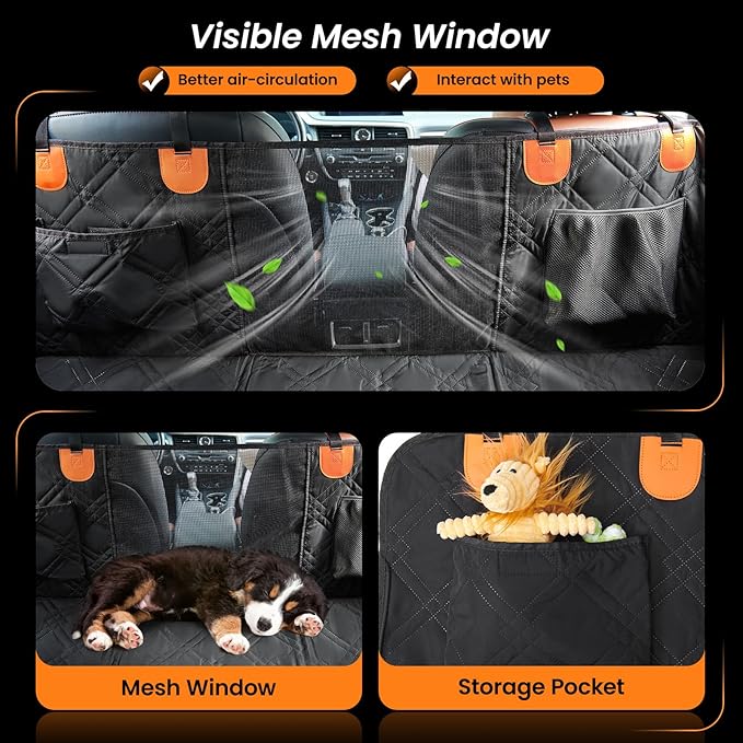 Dog Car Back Seat Cover