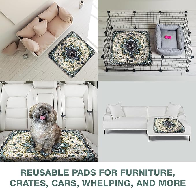 Washable Pee Pads for Dogs 100% Waterproof,