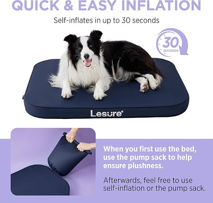 Lesure Inflatable Waterproof Dog Bed for XXL Dog Bed 3 Inch