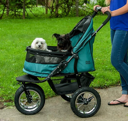 Pet Gear NO-Zip Double Pet Stroller 1 Model 3 Colors