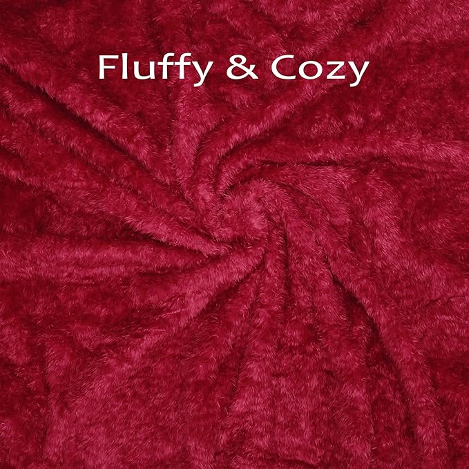 MACEVIA Fluffy Fleece Dog Blankets (24x29 Inch,