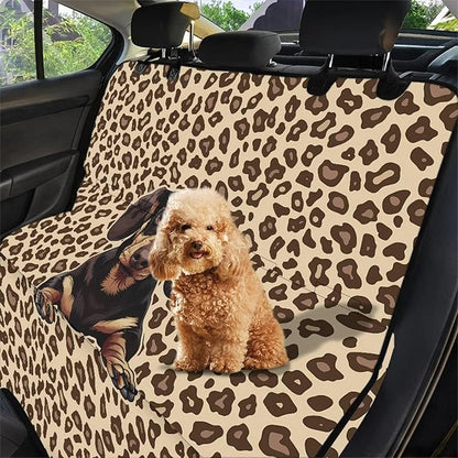 AFPANQZ Leopard Dachshund Car Dog Cat Seat Cover