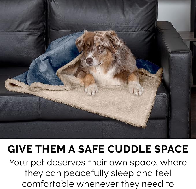 Furhaven Waterproof & Self-Warming Throw Blanket for Dogs & Indoor Cats