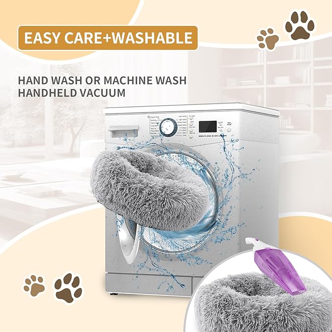Dog Bed Comfiest Indoor Calming Waterproof Bedding Washable