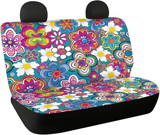 AFPANQZ Colorful Tropical Flower Car Seat Cover