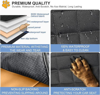 Dog Car Seat Cover for Back Seat