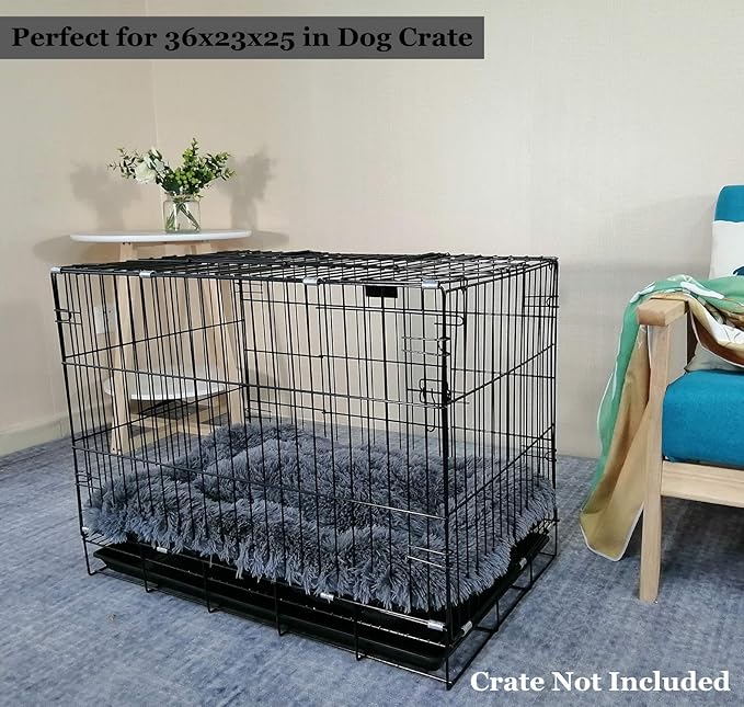 Coohom Deluxe Plush Dog Bed Pet Cushion Crate Mat