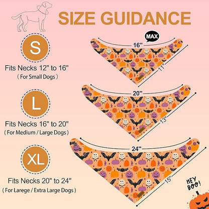 Halloween Dog Bandanas 2 Pack
