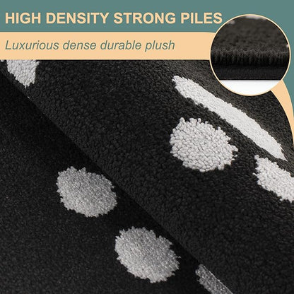 Mibao Door Mat Indoor 47" x 31.5", Black