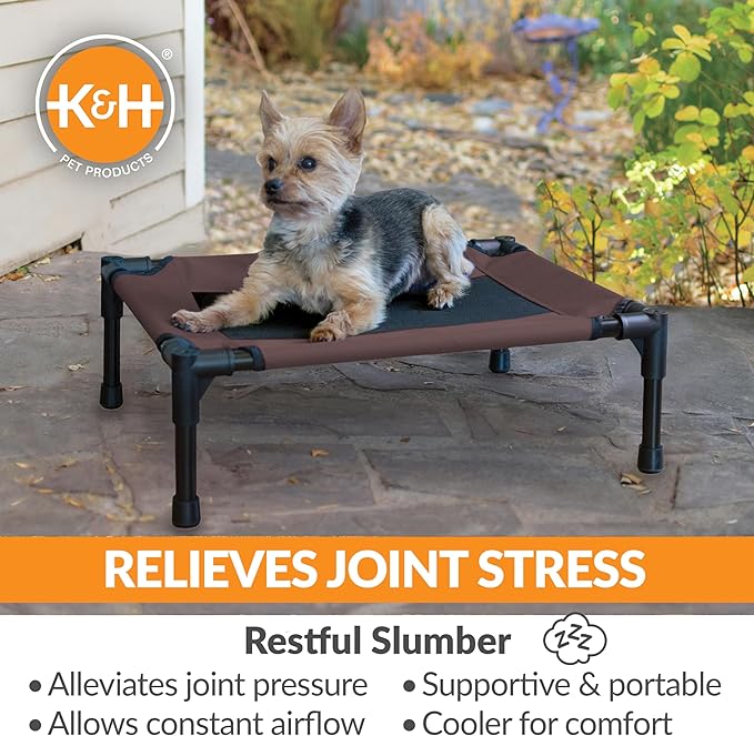 K&H Pet Products Raised Cooling Outdoor Dog Bed
