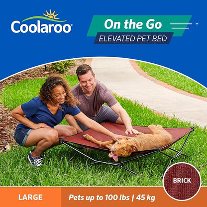 COOLAROO On the Go Cooling Elevated Dog Bed