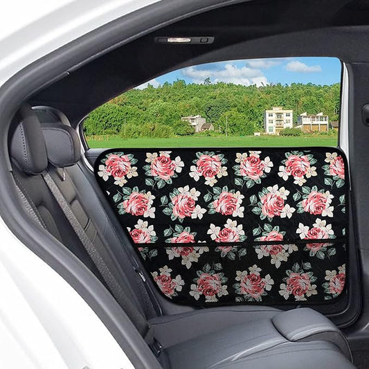 Dog Car Door Cover Car Door Protector Cover from Dog Scratching with Pockets 2 Pack