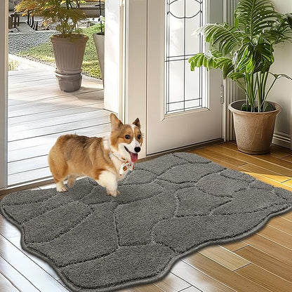 BSICPRO Dog Mat for Muddy Paws 32x20 Low