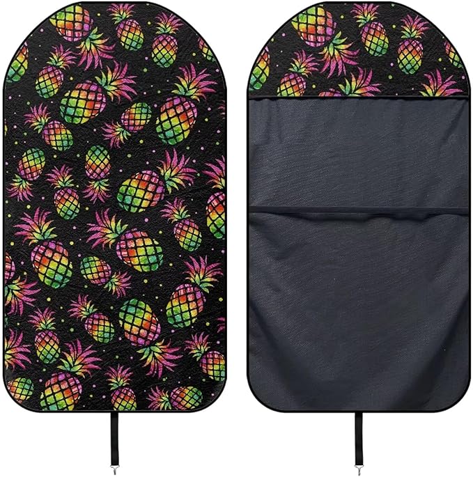 Yewattles Pineapple Pattern Waterproof Car Interior Accessories