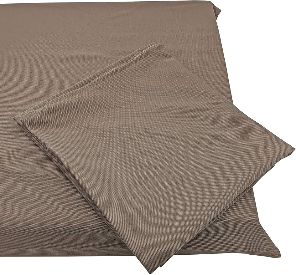 Waterproof Soft and Durable Brown Elastic Machine-Washable Medium Size Dog Bed Cover (39"x30")