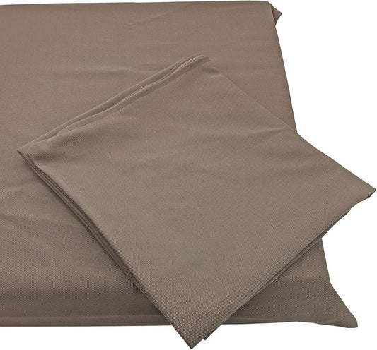 Waterproof Soft and Durable Brown Elastic Machine-Washable Medium Size Dog Bed Cover (37"x25")