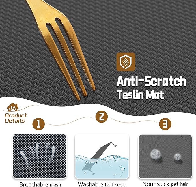 Elevated Dog Bed with 2024 Newest Canopy