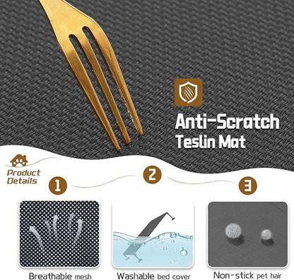 Elevated Dog Bed with 2024 Newest Canopy