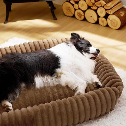 Bedsure Cute Dog Bed for Extra Large Dogs 43x30x8inches, Copper