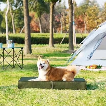 EHEYCIGA Foldable Waterproof Dog Beds for Medium Dogs 30 x 20 x 3 inches