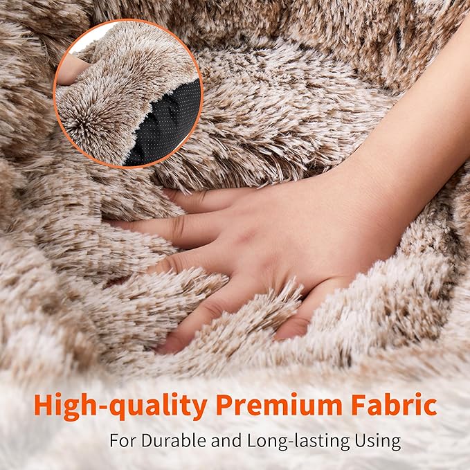 Round Pet Bed for Dogs and Cats 15.7''/40cm)