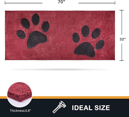 PURRUGS Dirt Trapper Door Mat 32" x 70"