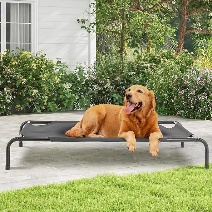 MoNiBloom Elevated Dog Bed for Large Dogs 50 Inches