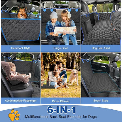 Dog Car Seat Cover for Back Seat